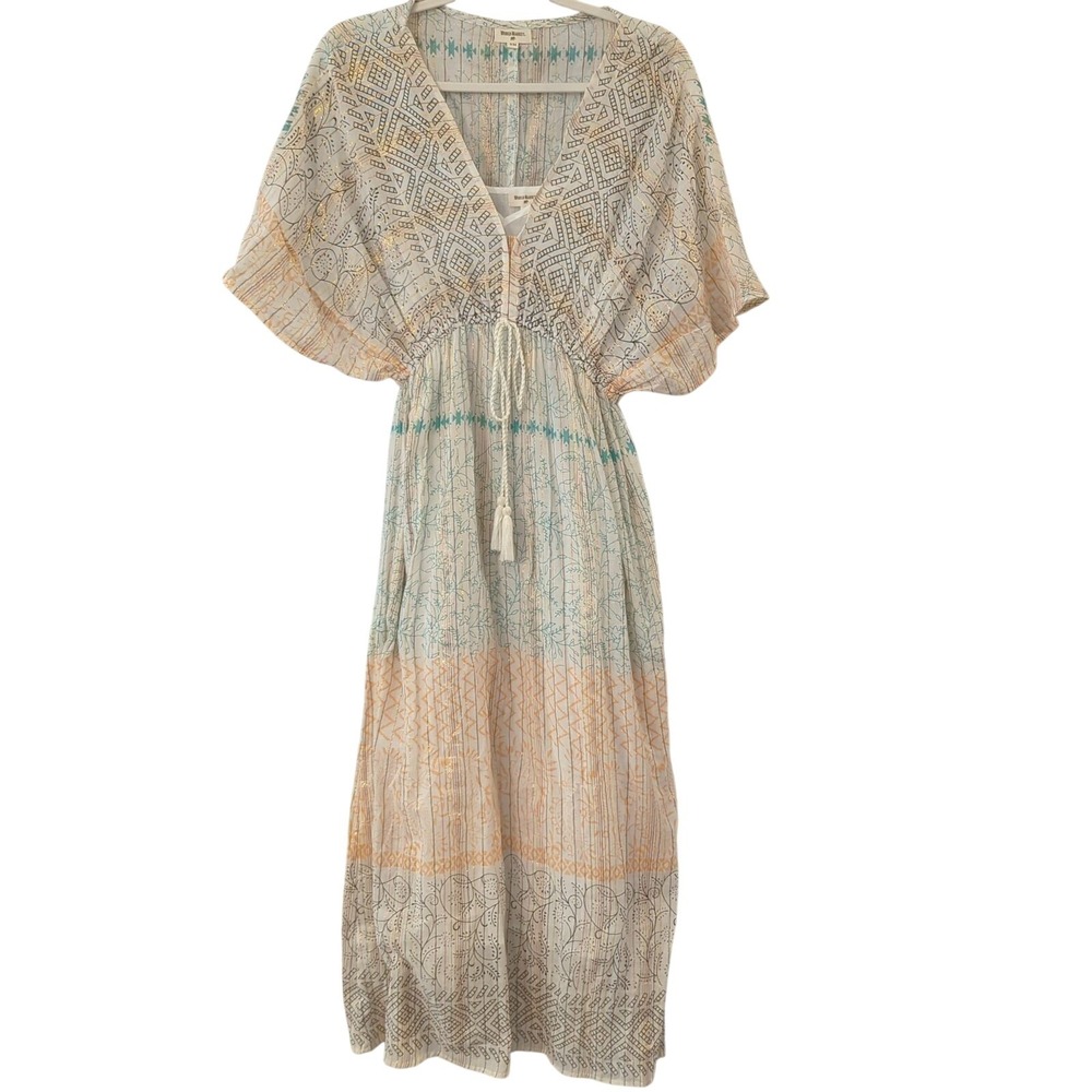 World‎ Market Maxi Dress Printed Lightweight Boho Size S/M